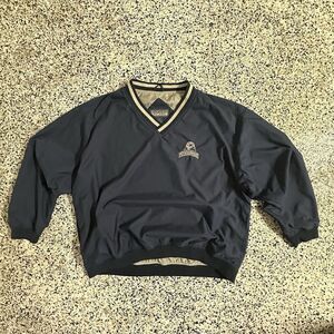 Vintage Harvard Square Pittsburgh Panthers Sweatshirt Mens V-Neck Windbreaker